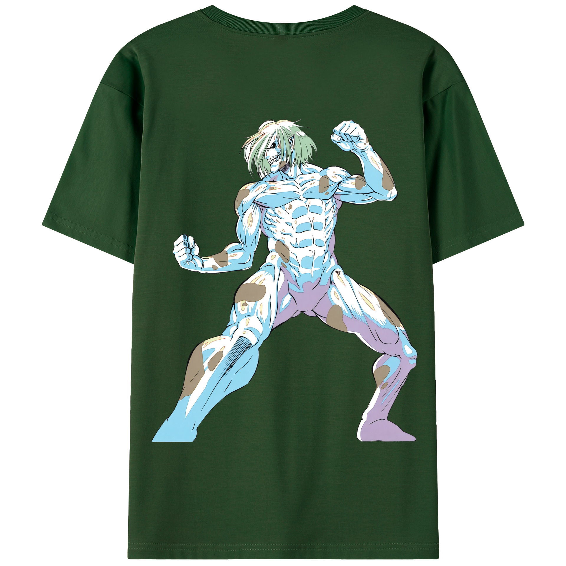 （画像用） 進撃の巨人 Attack on Titan 綿100％半袖Tシャツ（背面プリント）